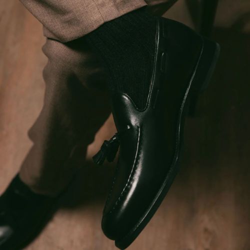 Bamboo Socks - Jet Black