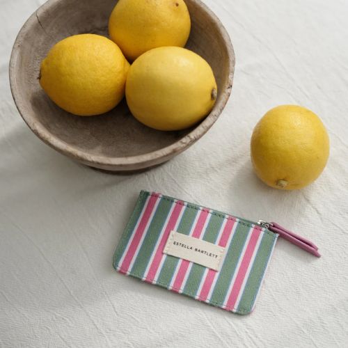 Green Stripe Card Purse