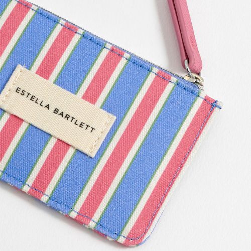 Blue Stripe Card Purse