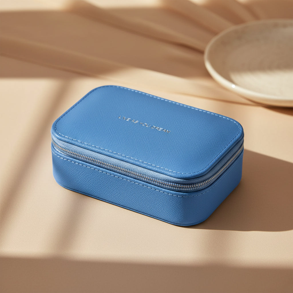 Sky Blue Mini Jewellery Box - Live As You Dream
