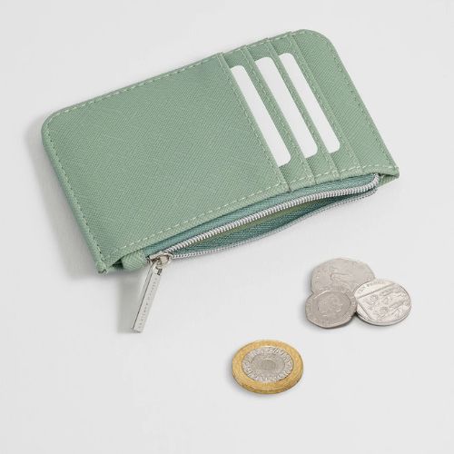 Mint Green Card Purse - Free Spirit