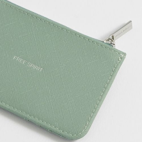 Mint Green Card Purse - Free Spirit