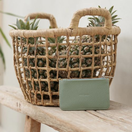 Mint Green Card Purse - Free Spirit