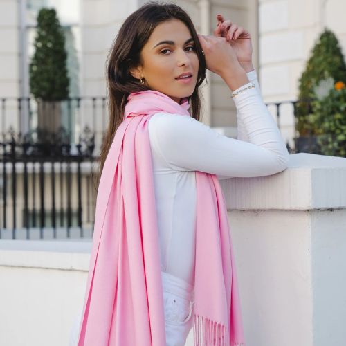 Celine Scarf - Ballet Slippers Pink