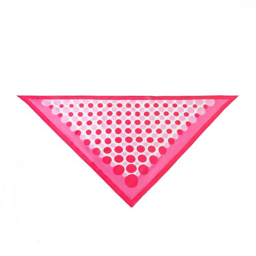Triangle Spot Scarf - Pink