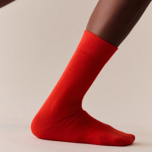 Ladybird Red Bamboo Socks