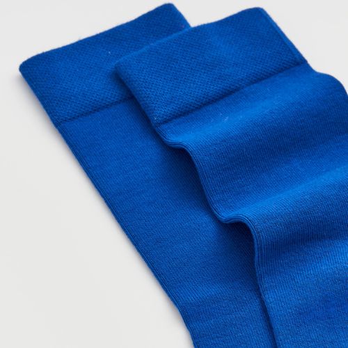 Strong Blue Bamboo Socks
