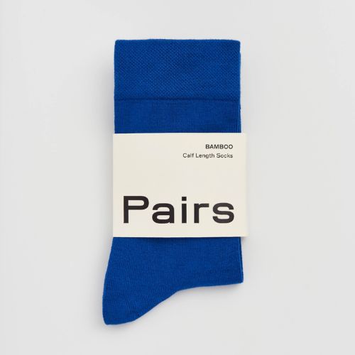 Strong Blue Bamboo Socks