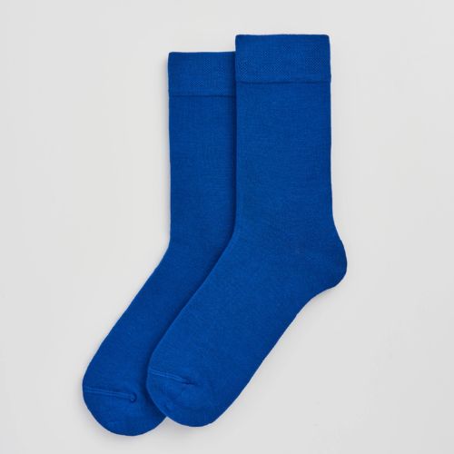 Strong Blue Bamboo Socks