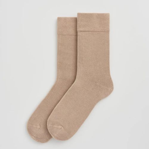 Milky Tea Beige Bamboo Socks