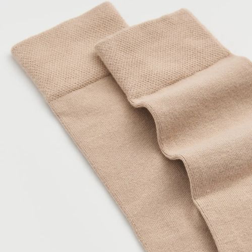 Milky Tea Beige Bamboo Socks