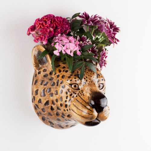 Quail - Leopard Wall Vase