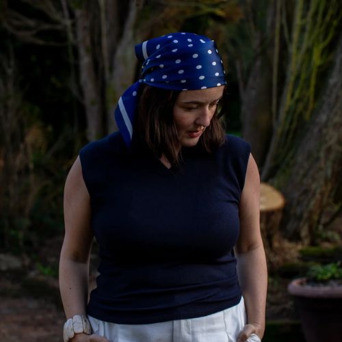 Wren Scarf - Navy