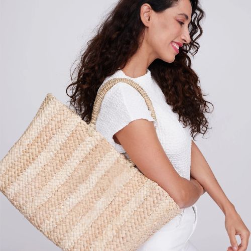 Dolores - Woven Straw Beach Bag