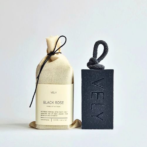 Soap On A Rope - Black Rose