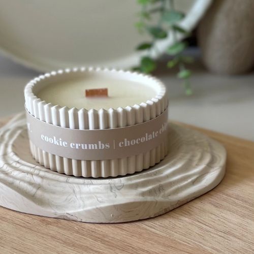 Cookie Crumbs Stoneware Soy Wax Candle