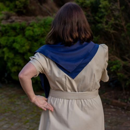 Lila Scarf - True Navy