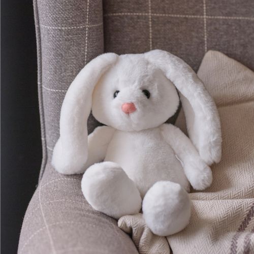 Bramble Bunny Blossom White Soft Plush Toy