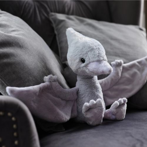Wings Pterodactyl Cloudy Grey Soft Plush Toy