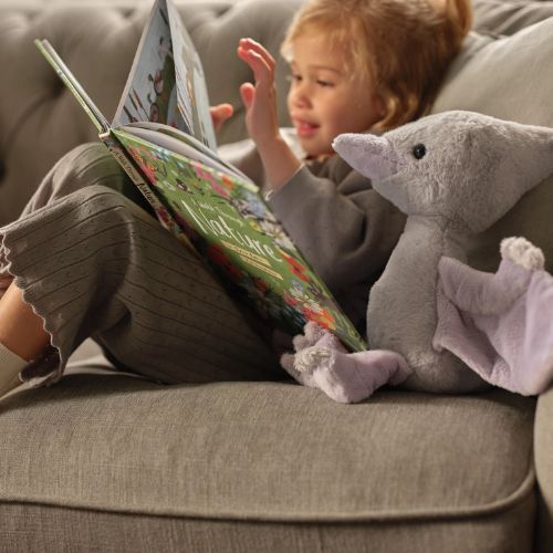 Wings Pterodactyl Cloudy Grey Soft Plush Toy