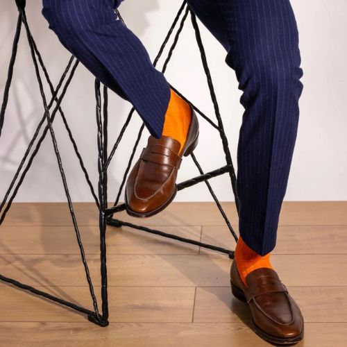 Bamboo Socks - Tangerine