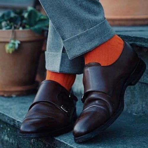 Bamboo Socks - Tangerine