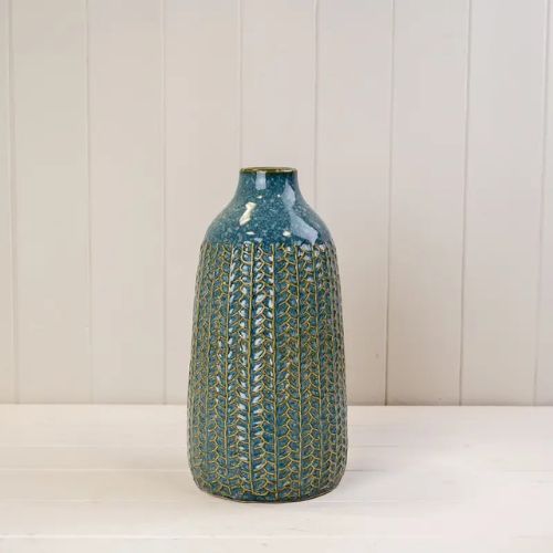 Blue Ceramic Vase