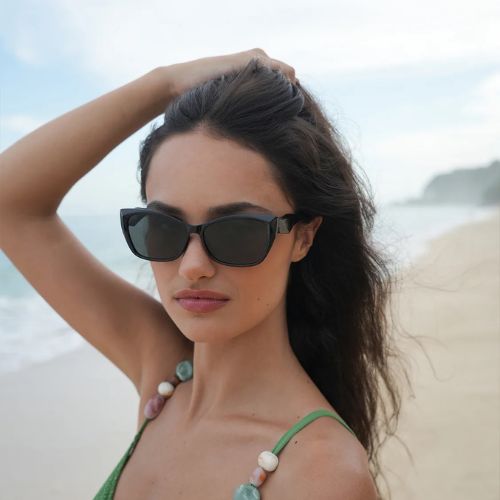 Sydney Black Cat-Eye Women’s Sunglasses