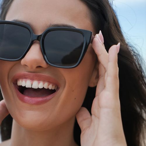 Milan Black Square Women’s Sunglasses