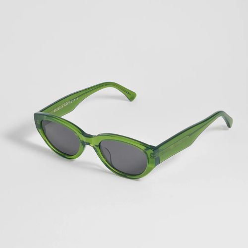 London Transparent Green Oval Women’s Sunglasses