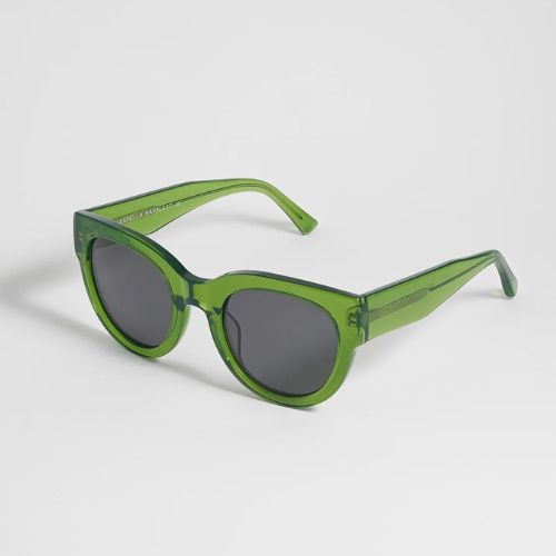 Seoul Green Cat-Eye Women’s Sunglasses