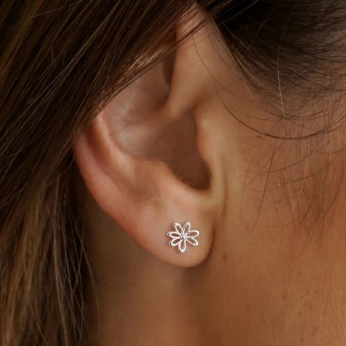 Doodle Flower Stud Earrings