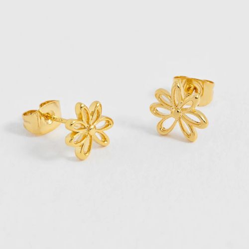 Mini Doodle Flower Studs