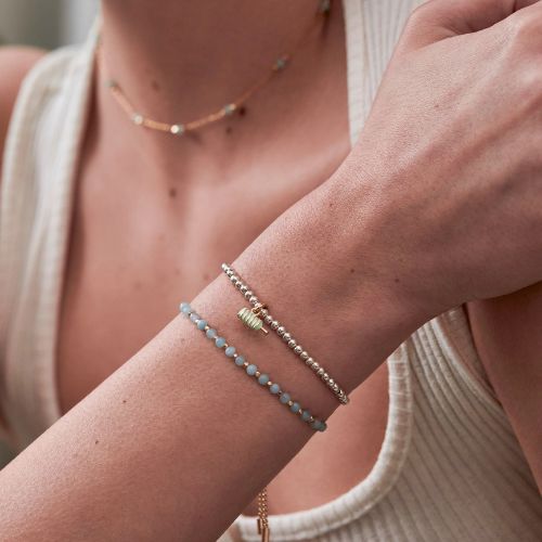 Wellness Amazonite Gemstone Amelia Bracelet