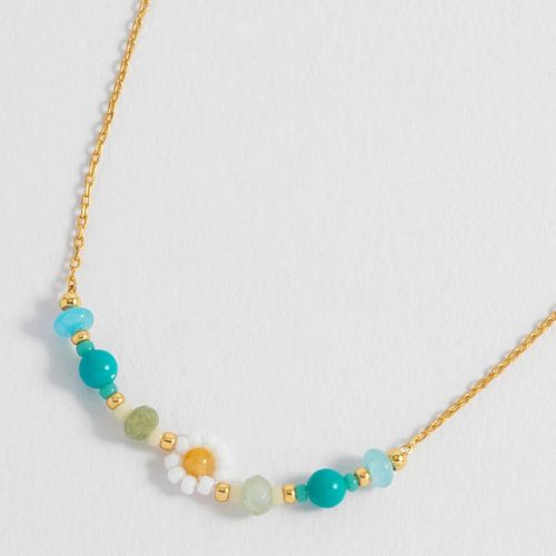 Beaded Flower Necklace