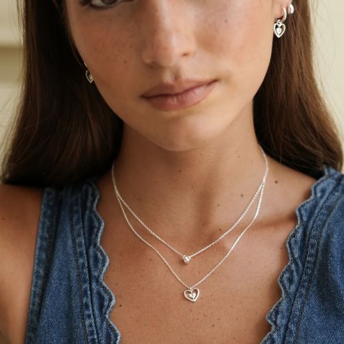 CZ Heart Necklace