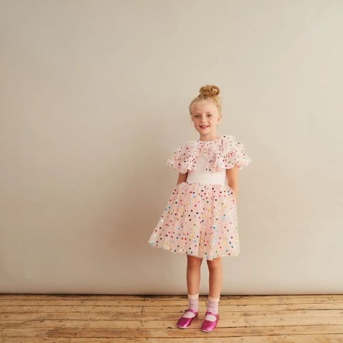 Pink Spot Dress