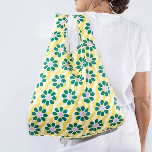 Wavy Daisy - Medium Reusable Bag