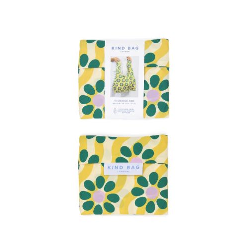 Wavy Daisy - Medium Reusable Bag