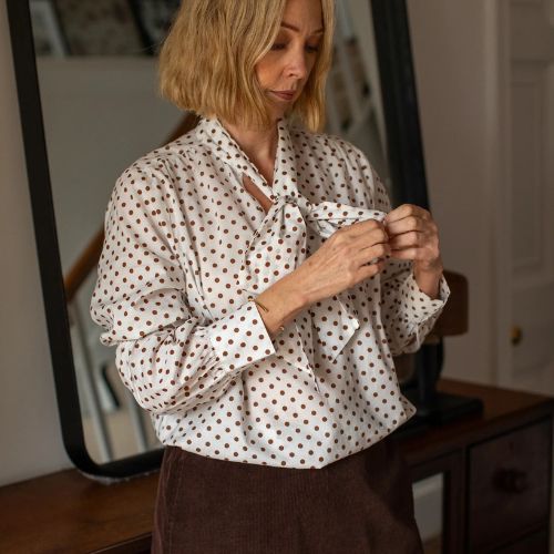 Michelle Shirt - Spot/Tobacco