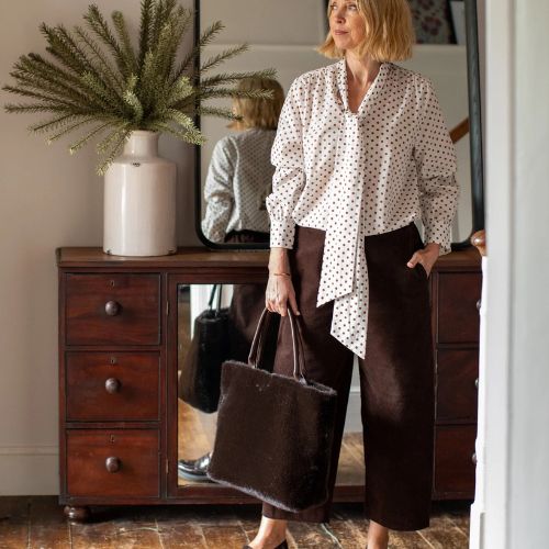 Michelle Shirt - Spot/Tobacco