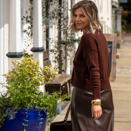Andrea Cardigan - Chocolate