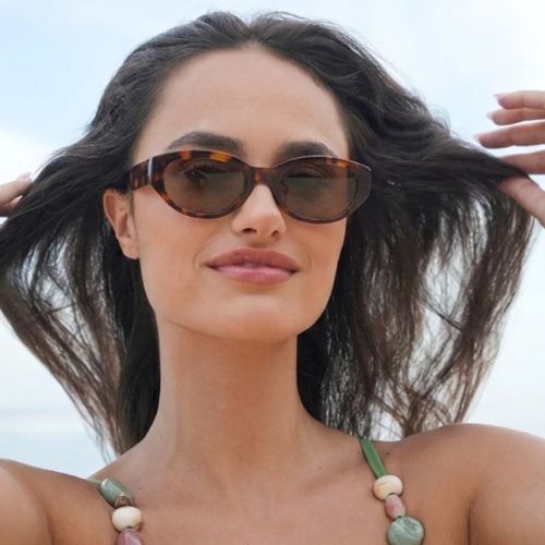 London Tortoiseshell Oval Women’s Sunglasses