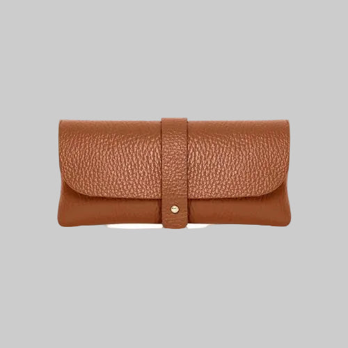 Italian Genuine Leather Glasses Pouch