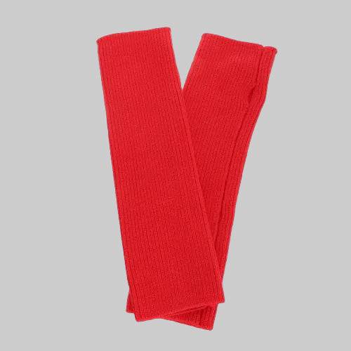 Fingerless Gloves - Red