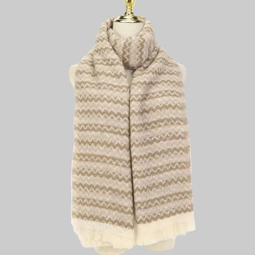 Stripe Scarf - Natural