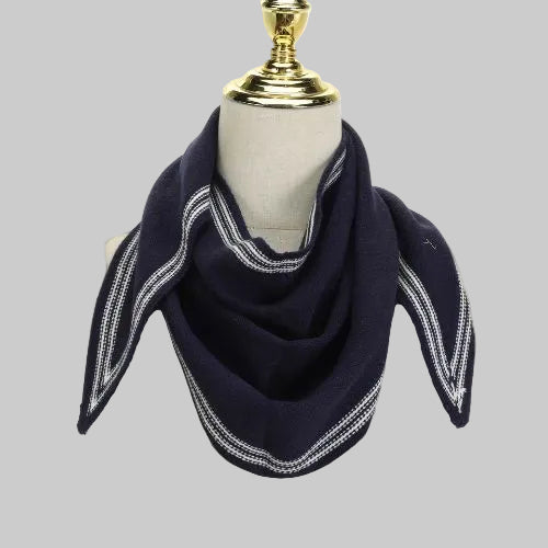 Triangle Scarf - Navy