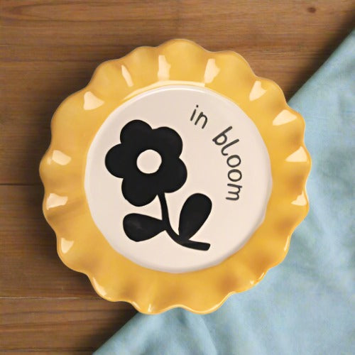 In Bloom Flower Plate