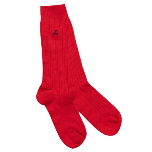 Ladies Bamboo Socks - Classic Red