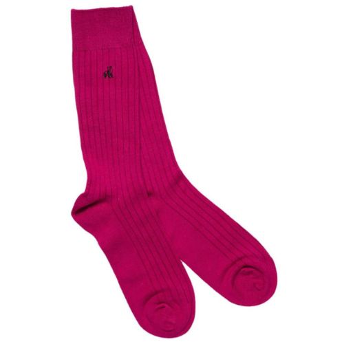 Ladies Bamboo Socks - Cerise